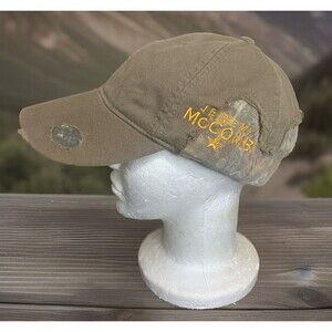 Jeremy McComb Country Music Predator Hat KC Caps Strap Back Distress Camouflage